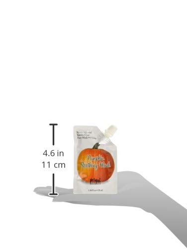 Primal Elements Clay Mud Facial Mask, Multi-Use Package, 1.18 oz Pumpkin Soothing Treatment