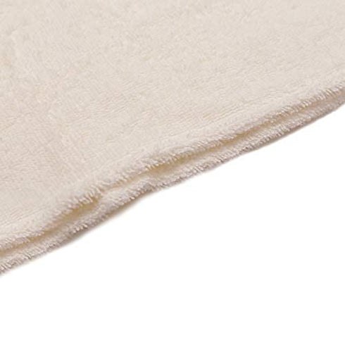 Huge Cotton Hair Towel Wrap for Women, Coral White