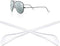 Replacement Temple Tips Ear Socks for Ray-Ban Aviator RB3025 3026 Sunglasses, Black, with Bonus Bag