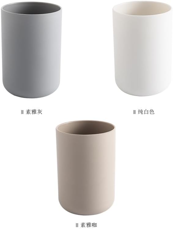 Namzi 2 Cups,4.05 2.83inch,Reusable Piece White Minimalist Mouthwash * Cups for Home Bathroom Daily Use