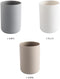 Namzi 4 Cups,4.05 2.83inch,Reusable Piece Khaki Minimalist Mouthwash * Cups for Home Bathroom Daily Use