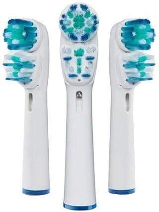 Pack 20 Double Clean Brush Heads, Compatible with Braun Oral-B Dual Clean Electric Toothbrush