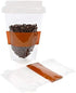 ClearBags Coffee Cup Shaped Pouch, 100 Count, Stand Up Food Packaging for Gifts & More