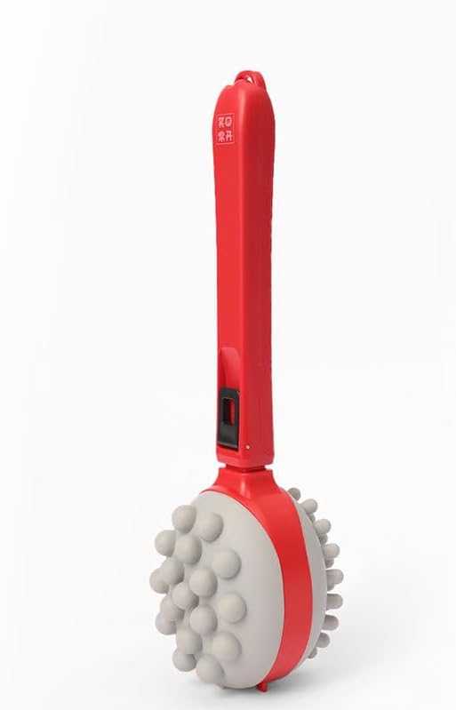 Wetandspicy Telescopic Adjustable Manual Massage Hammer with Flexible Handle, Healthy Blowing Massage Tool,