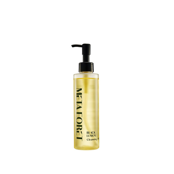 METAFORET Black Lemon Cleansing Oil - 200ml Makeup & Sunscreen Remover, Deep Cleansing Face Cleanser