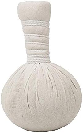 Lamoone 100% (Pack 5) 200g (7.05 oz) Premium Thai Herbal Massage Ball, Aroma Compress Ball Natural herb for Spa