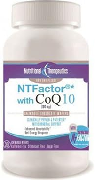 Nutritional Therapeutics NT Factor with CoQ10 100 MG - 30 Chewable Wafers Chocolate