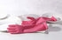 2 Pairs Reusable Waterproof Household Dishwashing Non-Slip Cleaning Latex Rubber Kitchen Gloves (Pink, XX-Large)
