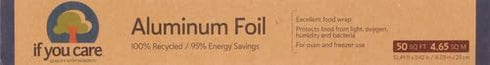 If You Care 100% Recycled Aluminum Foil, 50 FT Roll