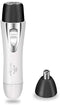 Rechargeable Facial Hair Removal for Women - Painless Nose Ear Eyebrows Trimmer Remover (White 2 in 1)
