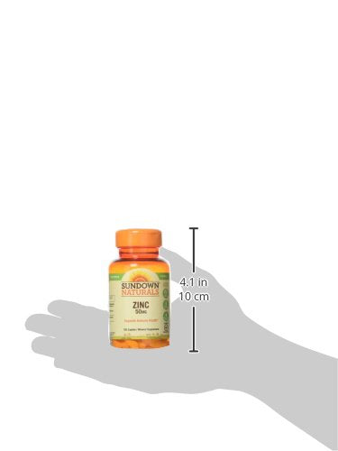 Sundown Zinc Gluconate 50 mg Caplets, 100 ct