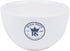 Ceramic Textured Shaving Bowl, Shave Soap & Shaving Cream Dish, Textured for Rich Lather (White)