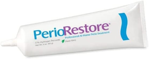 Ounce Tube Hydrogen Peroxide Periodontal Treatment - Oral Cleansing Gel, Mint Flavor, Promotes Teeth Whitening