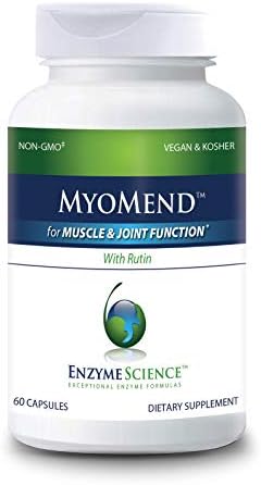 Myomend - 60 Capsules for Muscle & Joint Support, Formulated with Bromelain and Rutin, Vegan and Kosher