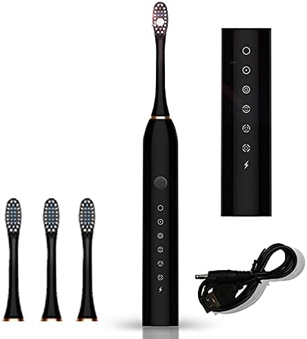 Sonic Electric Toothbrush Rechargeable for Adults Children, 6 Optional Modes with 4 Replacement Brush Heads