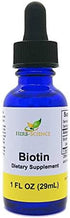 Biotin Vitamin B7 Liquid Extract, Alcohol Free High Potency Supplement for Hair Growth, Strong Nails, Healthy Skin &
