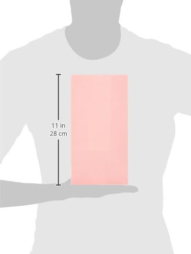 Vibrant Pastel Pink Paper Party Bags (Pack of 12) - Premium Quality for Celebrations & Gifts