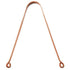RETRO RETREAT COIN Copper Tongue Scraper, Reusable Tongue Cleaner with Smooth Finish for Daily Oral