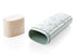 2PCS Portable Toothbrush Toothpaste Holder Case for Travel Use, Color Random, PP Plastic