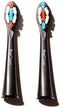 Ollie ProClean Replacement Brush Heads, Smaller Size for Hard-to-Reach Areas, Pack of 2, Black