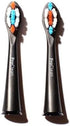 Ollie ProClean Replacement Brush Heads, Smaller Size for Hard-to-Reach Areas, Pack of 2, Black