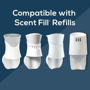 Scent Fill Coconut Sandalwood Air Freshener, 2 Refills + Diffuser, Scented Oil Refills