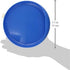 SP Ableware Scooper Plate, Blue, with Suction Cup Base