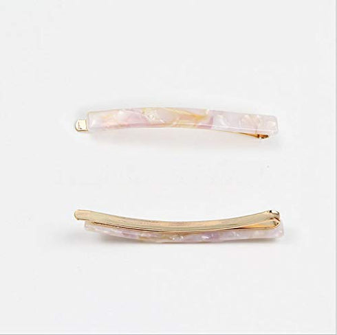 MIAO JIN 14 Pcs Hair Clips, Bobby Pins Acetate Barrettes, Fashion Geometric Hair Accessories (7 Design)