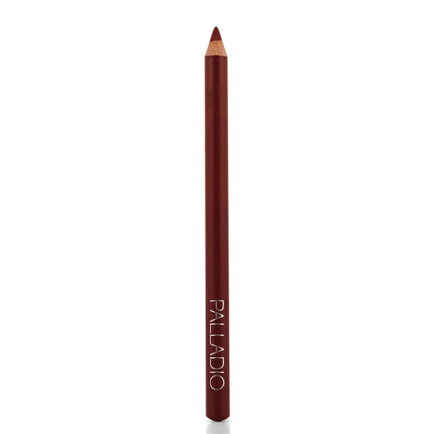 Palladio Lip Liner Pencil, Wooden, Aubergine, Firm yet Smooth, Hydrating, Long Lasting