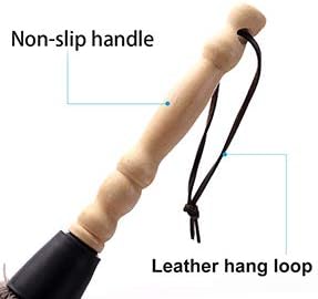Natural Black Ostrich Feather Duster - 2 Packs, Car Duster for Interior/Exterior Cleaning, Soft and Fluffy (Black)
