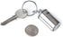 GUS Magnum Pill Fob, Made in USA, Stainless Steel Keychain Pill Holder