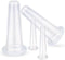 WaigN 4Pcs Transparent Massage Cupping Set Silicone Mini Facial Cups Face Massager Helper