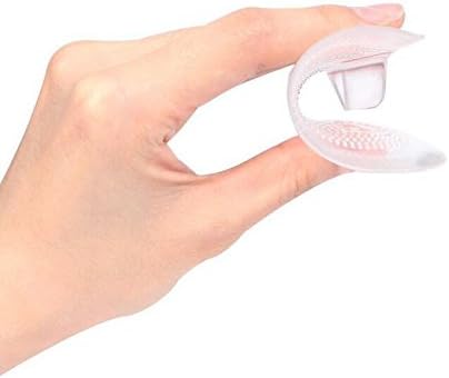 2Pairs Silicone Gel Sandal Thong Protectors - Non-Slip Forefoot Pads, Cushion Flip-Flop Pain Relief Inserts