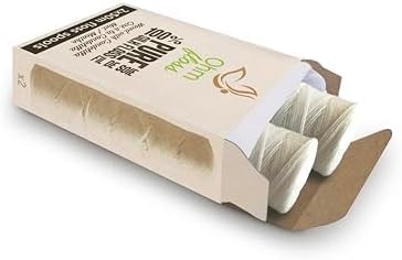 Ohm Earth’s Ohm Floss Refill, Natural Biodegradable Silk Dental Floss for Bamboo/Steel Holder, 110 yds/100m (2-Pack)