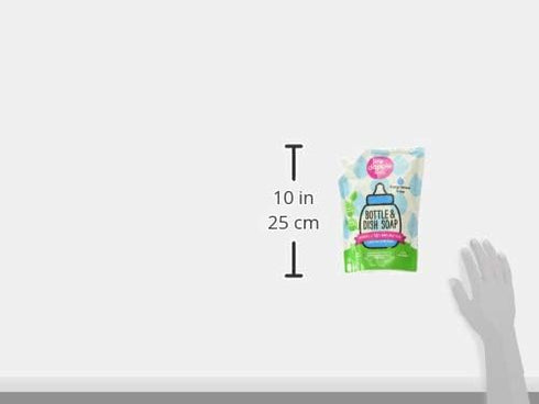 Pack 33.8 Dapple Refill Baby Bottle and Dish Liquid, Fragrance Free, Fluid Ounce
