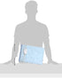 Sunbeam Heating Pad for Back, Neck, and Shoulder Pain Relief, 12 x 15", Blue with Sponge for Moist Heating Option