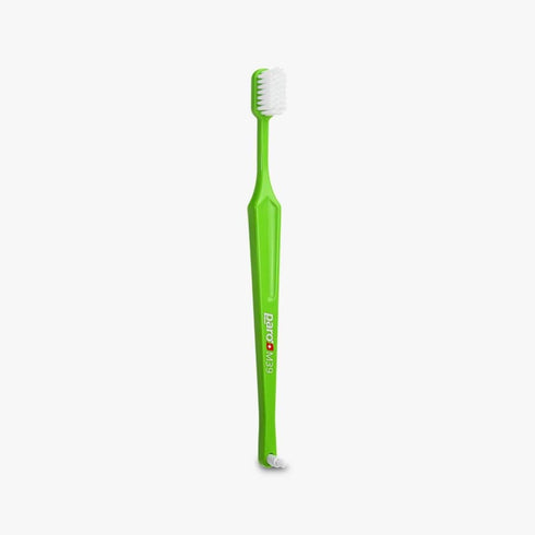 Paro M39 Toothbrush, Extra Sensitive with Medium Bristles, 5 Rows, 39 Tufts, 6 Pack for Gentle Cleaning