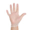 HALYARD Disposable Vinyl Gloves, Powder-Free, Industrial, Food Service, 5.9 mil, 9.5", Clear, Small, Box of 100