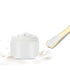 3 Pack Metal Cosmetic Spatulas, Mini Makeup Spoon, Eye Cream Applicator, Facial Cream Mask Scoop Tool (Gold, Silver,