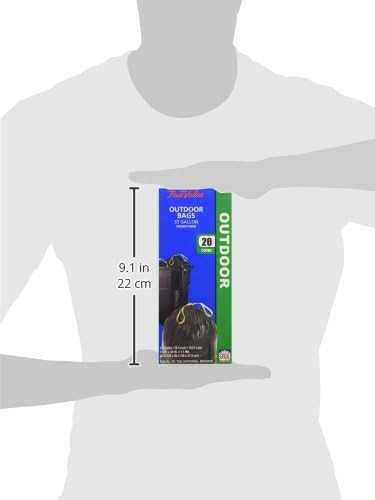 TRUE VALUE 20CT 33GAL TV Trash Bag