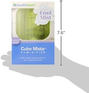 HealthSmart Cube Mate Essential Oil Diffuser, Cool Mist Humidifier, Oil Diffuser And Humidifier, Filter Free, Compact