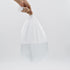 SUBEKYU Mini Trash Bags, 105 Count / 7 Rolls White Trash Bags for Mini Desktop Wastebasket of Various Sizes