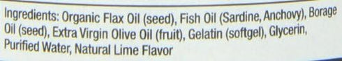 Nature's Way MEGA 3/6/9 Omega Blend, Non-GMO, Fish | Flax | Borage Oils, 90 Count