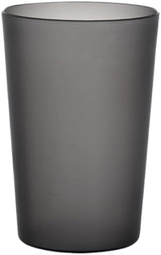 Namzi Black Frosted Mouthwash Cups 4 Pcs,Simple Design Toothbrush Cup,2.36 * 2.36 *