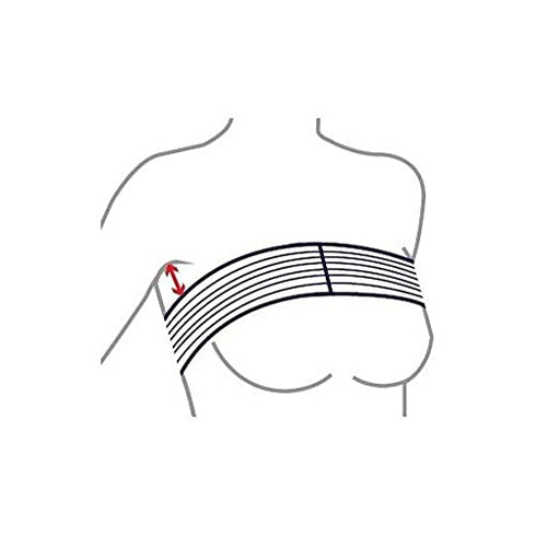 Post Surgery Breast Implant Stabilizer and Chest Compression Support Band, Breast Augmentation and Reduction Strap