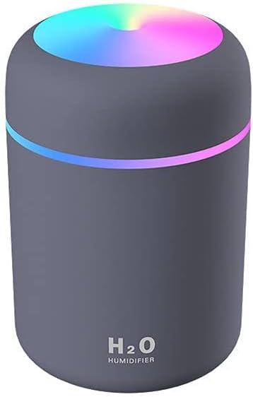 Colorful Cool Mini Humidifier, Essential Oil Diffuser, USB Personal Desktop Humidifier, Navy Blue