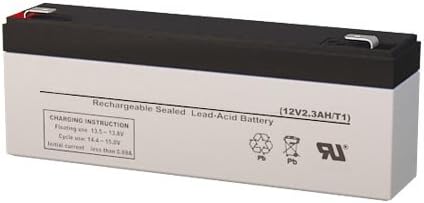 SigmasTek PS-1220 12 Volt 2.5 AmpH SLA Replacement Battery with F1 Terminal