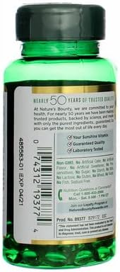 Nature's Bounty D 5000 IU Softgels, 100 Count