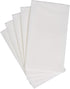 Packs 12 Caspari Paper Linen Solid Guest Towel Napkins in White - Four