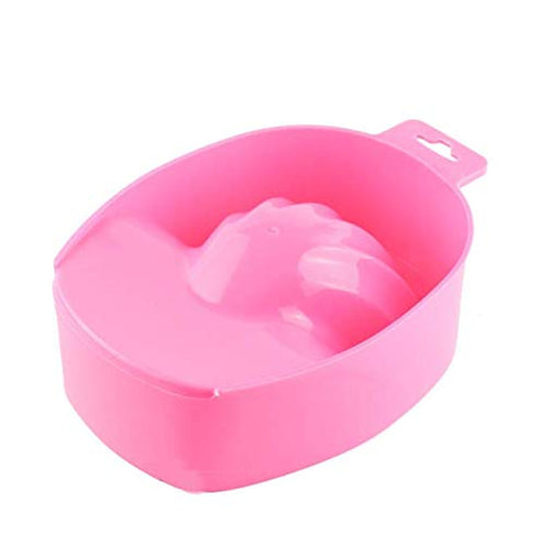 Nail Art Tips Pink Dead-skin Soak Bowl Cleaning Software Care Bowl Manicure Tools for Hand Cutin